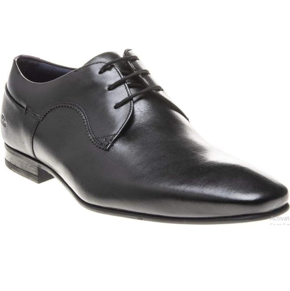 New Ted Baker Men's Black TRIFP Leather Lace Up Dress Shoes Size 13.5
